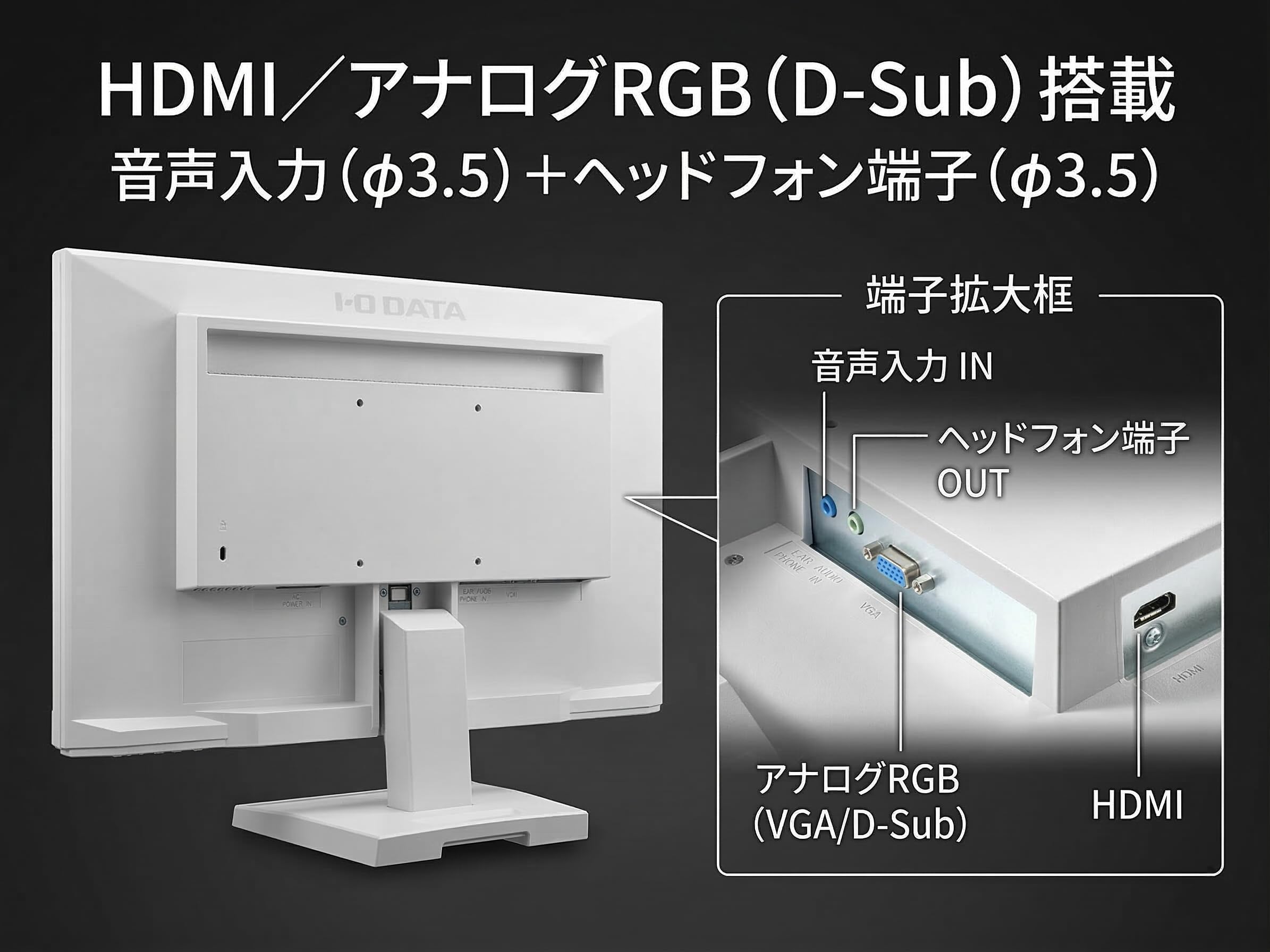 Amazon.co.jp: 【整備済み品】I-O DATA 液晶モニター LCD-AH221EDW